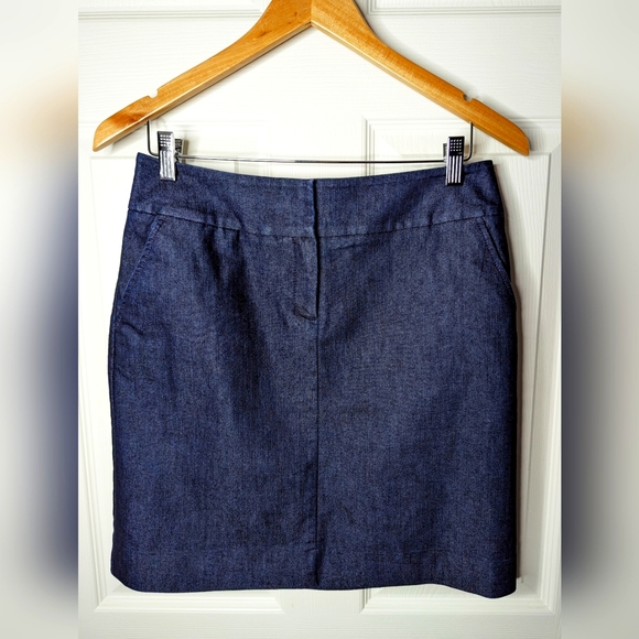 Kenneth Cole Reaction denim short skirt size 6 - Picture 1 of 8